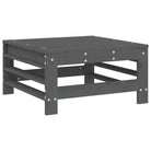 Houten loungeset met massief grenenhout en voetenbank salontafel - Tuinsets