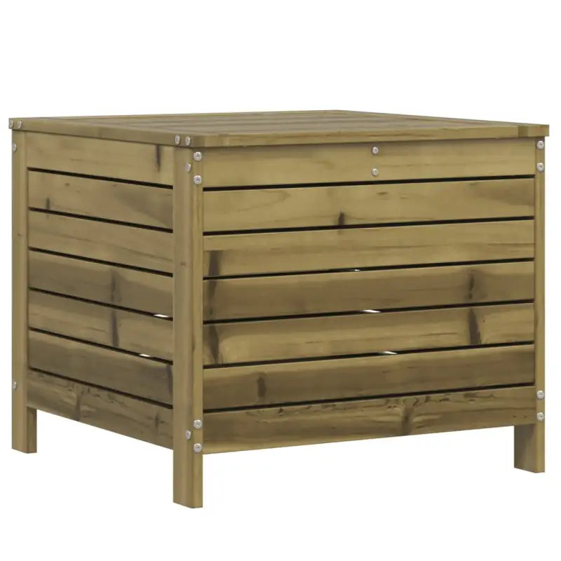 Houten loungeset met modulair ontwerp en comfortabele afmetingen zitting - Tuinsets