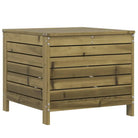 Houten loungeset met modulair ontwerp en comfortabele afmetingen zitting - Tuinsets