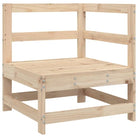 Houten loungeset met modulair ontwerp en massief grenenhout - Tuinsets