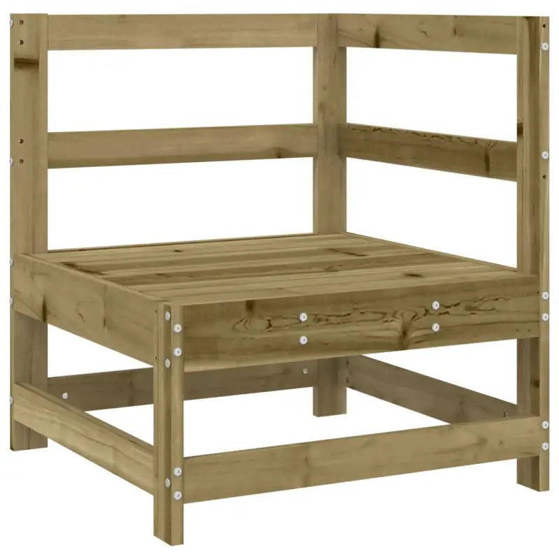 Houten loungeset met modulair ontwerp voor je tuin of terras - Tuinsets