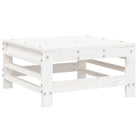 Houten loungeset met voeteneiland en salontafel van massief grenenhout - Tuinsets