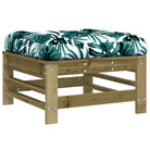 Houten loungeset met zachte kussens voor tuin en terras - Tuinsets