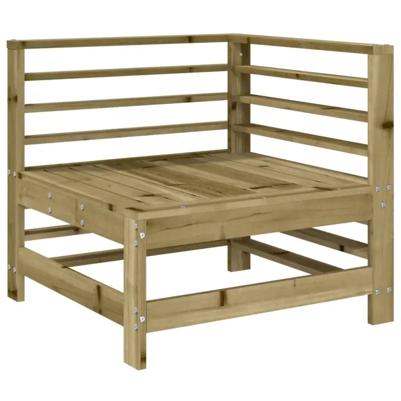 Houten loungeset van geïmpregneerd grenenhout voor in de tuin - Tuinsets