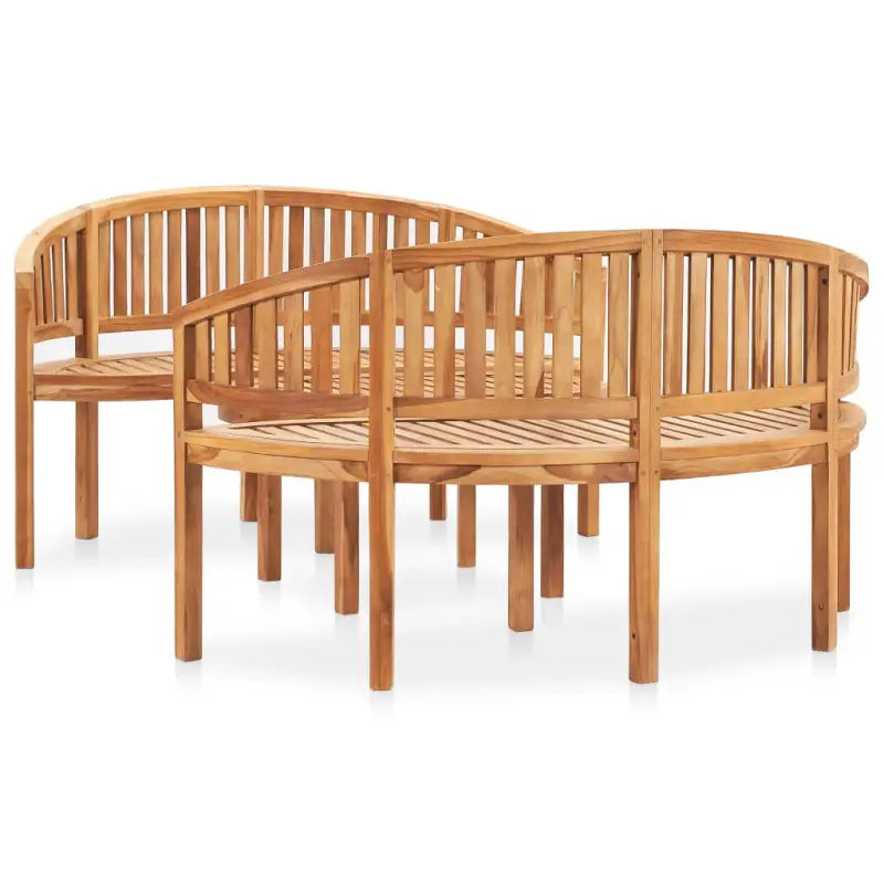Houten loungeset van hard teakhout met een fijn geschuurde afwerking - Tuinsets