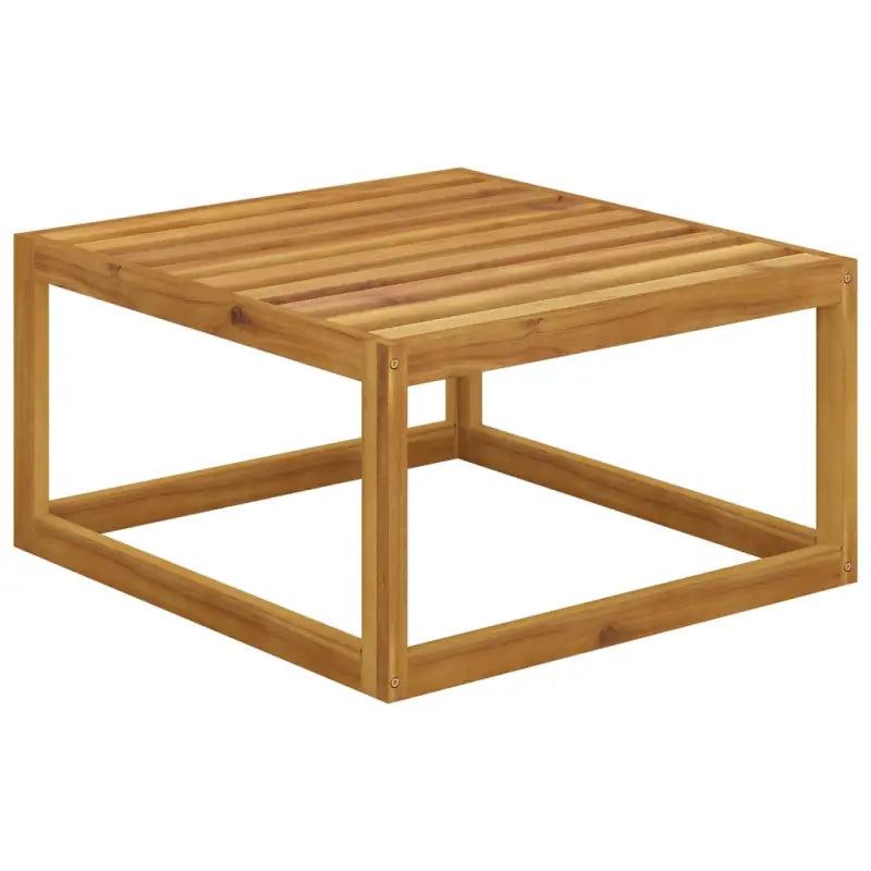 Houten loungeset van massief acaciahout voor de tuin of terras - Tuinsets