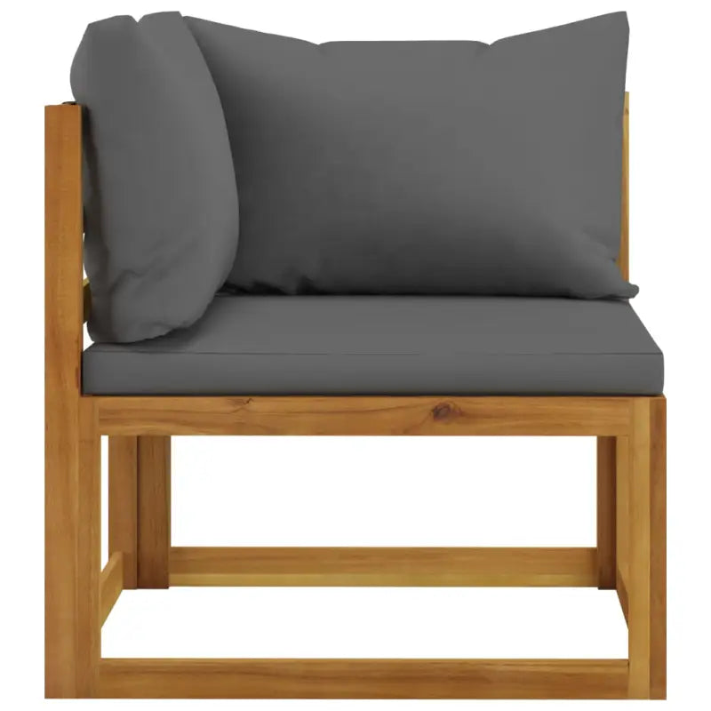 Houten Loungeset van massief acaciahout voor tuinplezier - Tuinsets