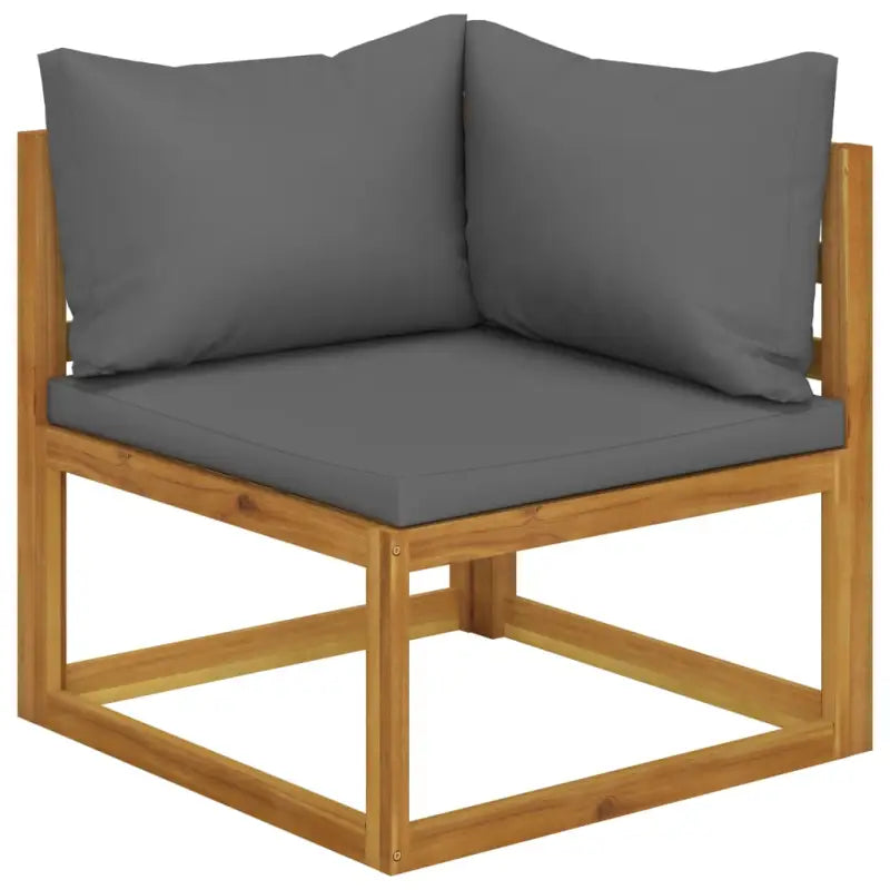 Houten Loungeset van massief acaciahout voor tuinplezier - Tuinsets