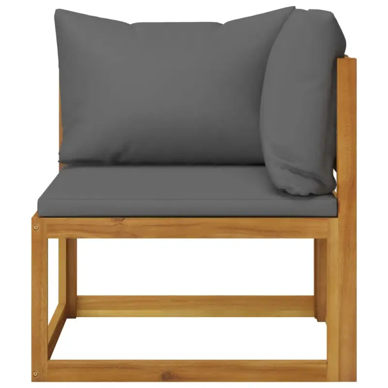 Houten Loungeset van massief acaciahout voor tuinplezier - Tuinsets
