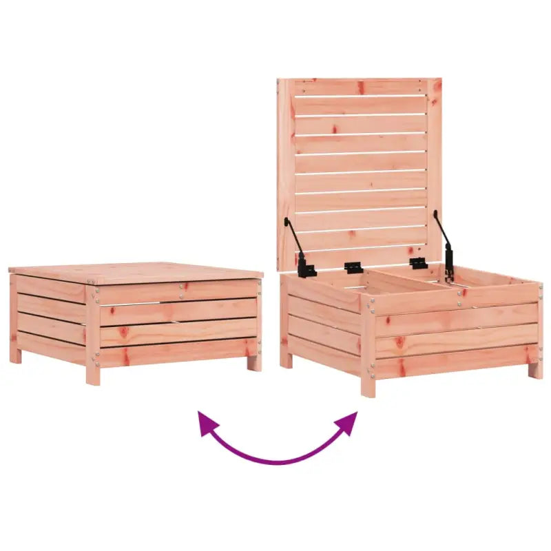 Houten loungeset van massief Douglas vurenhout voor in de tuin - Tuinsets