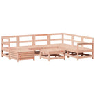 Houten loungeset van massief Douglas vurenhout voor in de tuin - Tuinsets