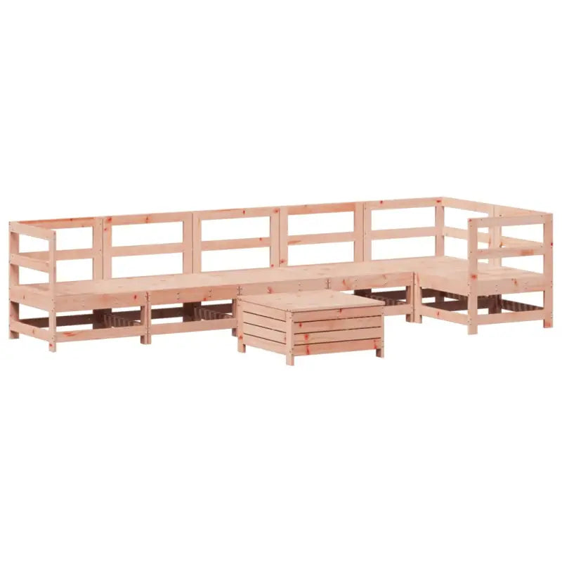 Houten loungeset van massief douglas vurenhout voor in je tuin - Tuinsets