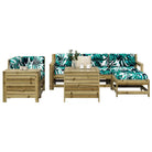 Houten loungeset van massief Douglas vurenhout voor je tuin of terras - Naturel geïmpregneerd - Tuinsets