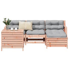 Houten loungeset van massief Douglas vurenhout voor je tuin of terras - Tuinsets