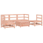 Houten loungeset van massief douglas vurenhout voor tuin of terras - Tuinsets