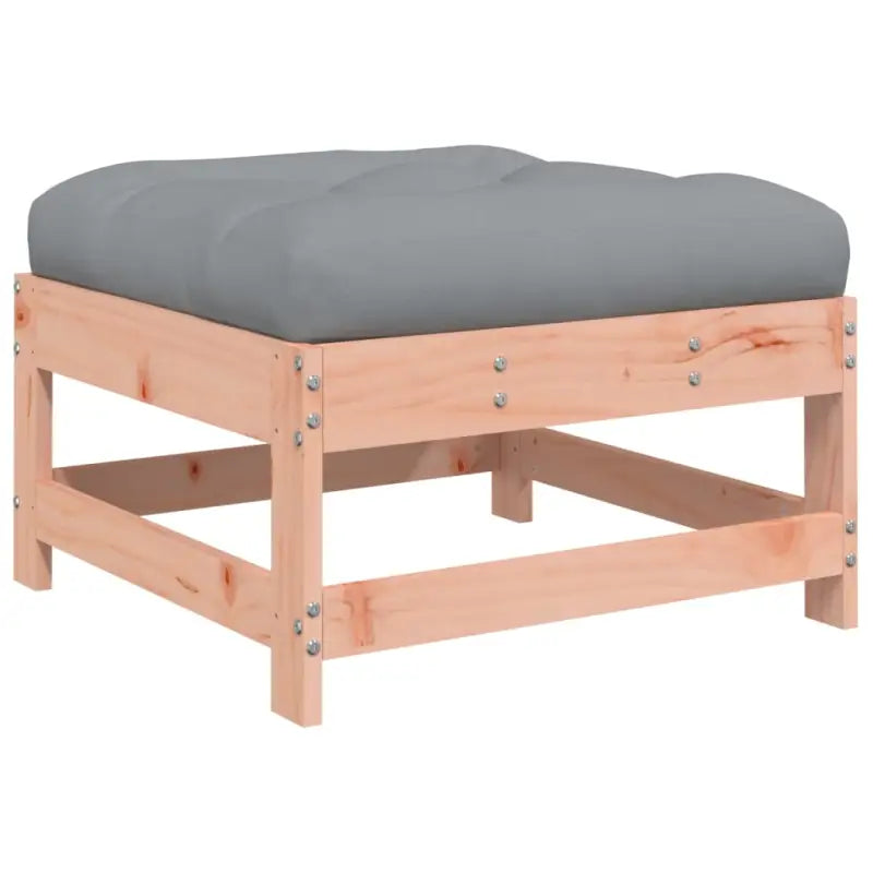 Houten loungeset van massief douglashout met voetenbank en salontafel - Tuinsets