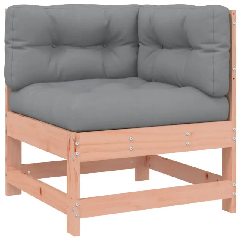 Houten loungeset van massief douglashout met voetenbank en salontafel - Tuinsets