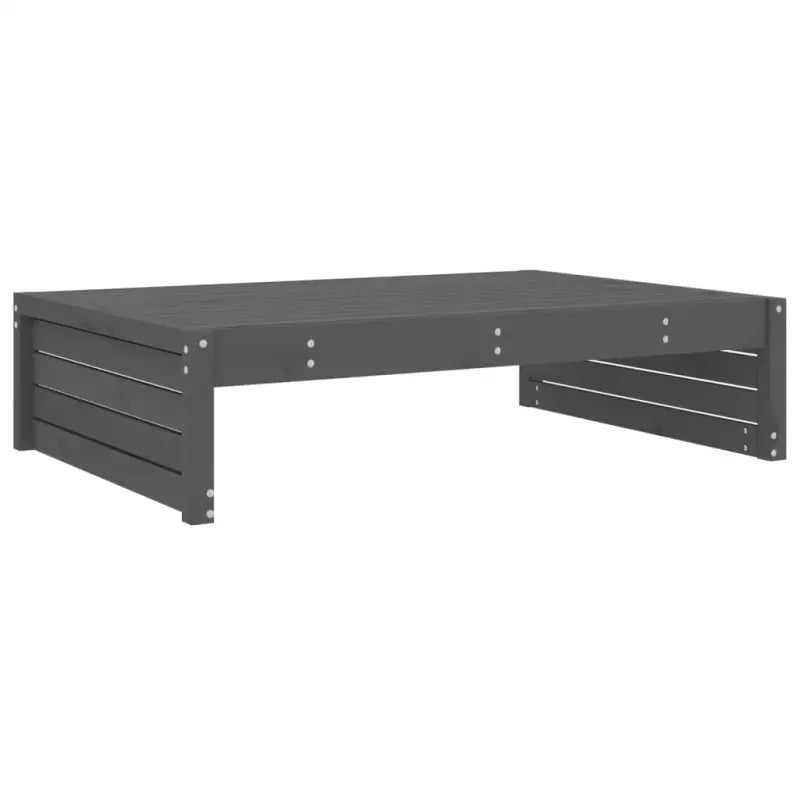 Houten loungeset van massief grenenhout inclusief voetenbank en salontafel - Tuinsets