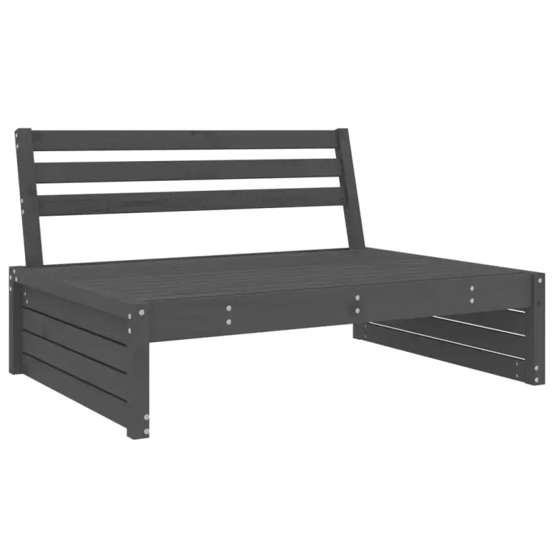 Houten loungeset van massief grenenhout inclusief voetenbank en salontafel - Tuinsets