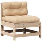 Houten loungeset van massief grenenhout met gelat ontwerp en modulair design - Tuinsets