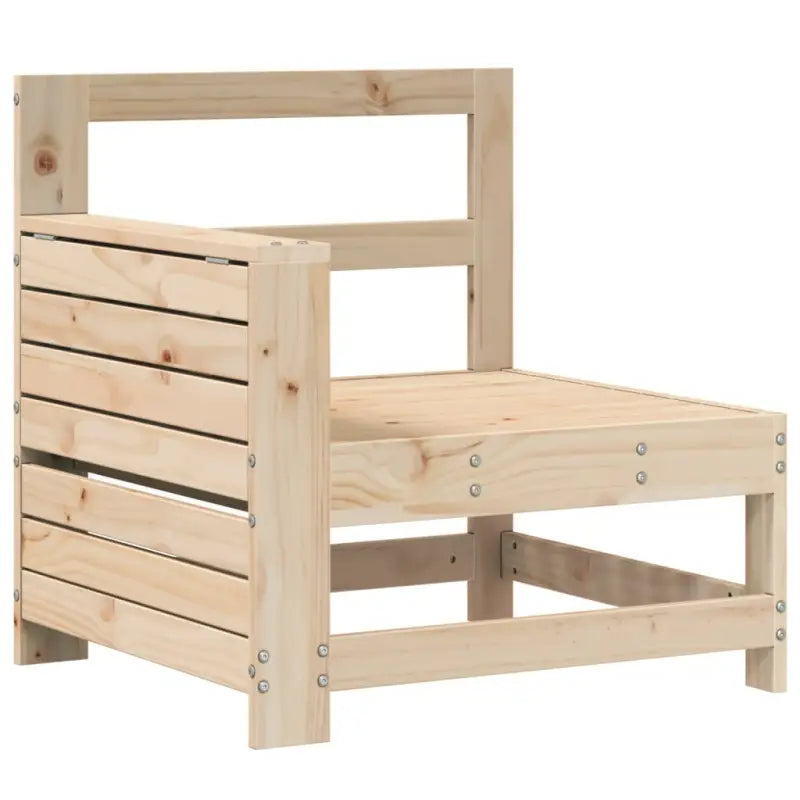 Houten loungeset van massief grenenhout met modulair ontwerp - Tuinsets
