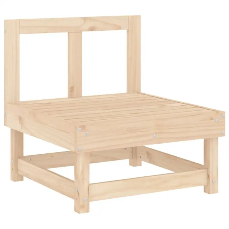 Houten loungeset van massief grenenhout met voetenbank en salontafel - Tuinsets