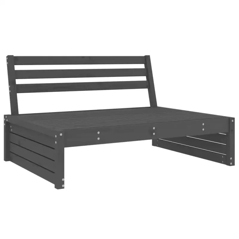 Houten loungeset van massief grenenhout met voetenbank en salontafel - Tuinsets