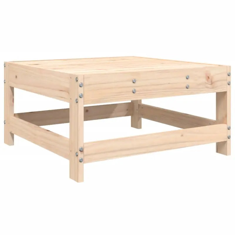 Houten loungeset van massief grenenhout met voetenbank en salontafel - Tuinsets