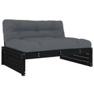 Houten loungeset van massief grenenhout met voetenbank en salontafel - Tuinsets
