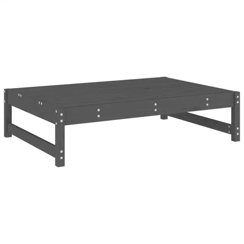 Houten loungeset van massief grenenhout met voetenbank en salontafel - Tuinsets