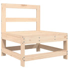 Houten loungeset van massief grenenhout met voetenbank en salontafel - Tuinsets