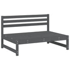 Houten loungeset van massief grenenhout met voetenbank en salontafel - Tuinsets