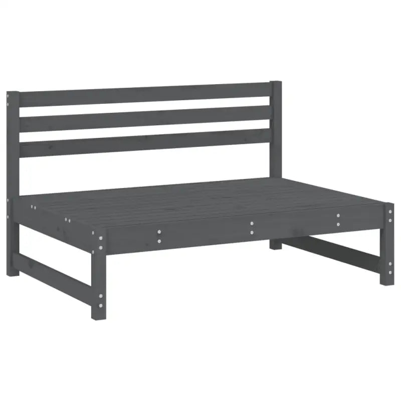 Houten loungeset van massief grenenhout met voetenbank en salontafel - Tuinsets