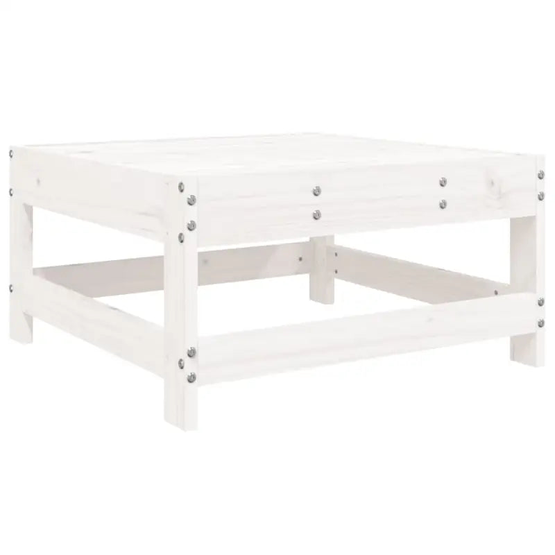 Houten loungeset van massief Grenenhout met voetenbank en salontafel - Tuinsets