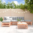 Houten loungeset van massief grenenhout voor in de tuin - Natuurlijk douglashout - Tuinsets