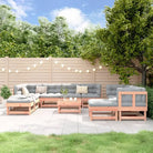 Houten loungeset van massief grenenhout voor in de tuin - Natuurlijk douglashout - Tuinsets
