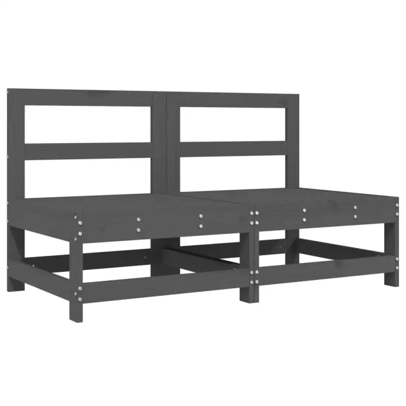 Houten loungeset van massief grenenhout voor in de tuin - Tuinsets