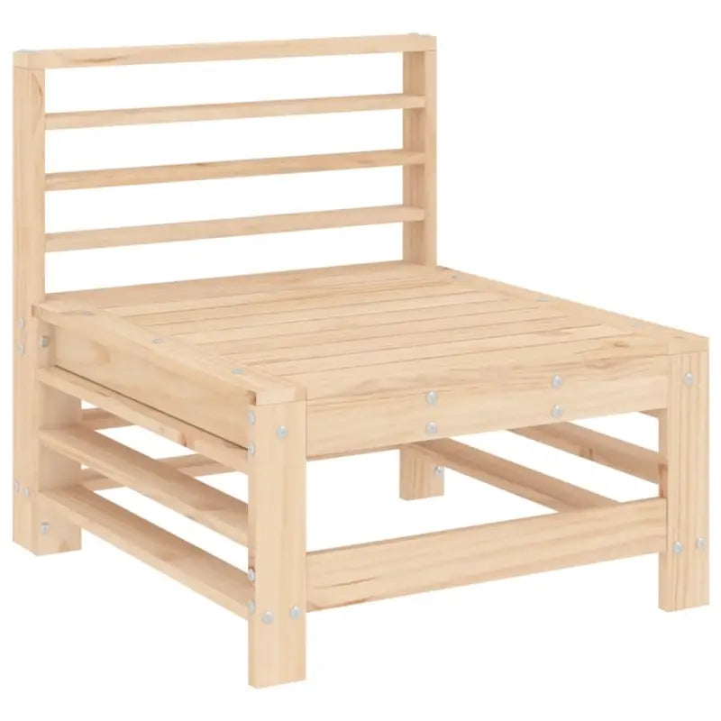 Houten loungeset van massief grenenhout voor in de tuin - Tuinsets