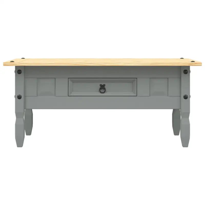 Houten Mexicaanse Corona salontafel met rustieke charme - Salontafels