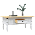 Houten Mexicaanse Corona salontafel met rustieke charme - Wit / 1 - Salontafels