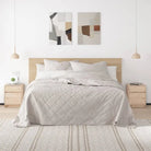 Houten nachtkastje van massief grenenhout voor je interieur - Naturel / 1 - Nachtkastjes