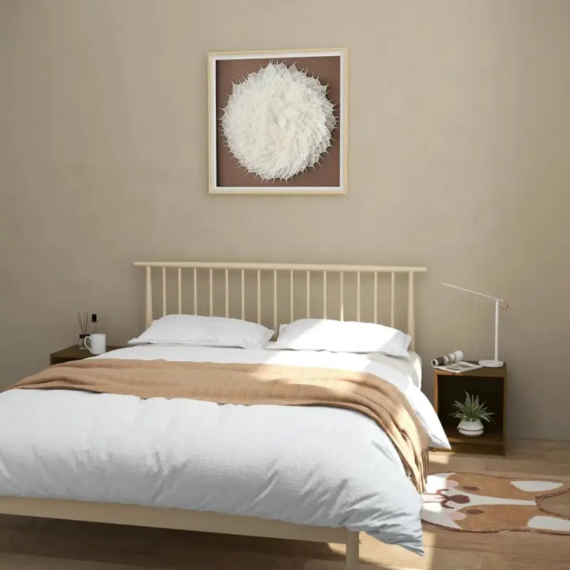 Houten nachtkastje van massief grenenhout voor modern interieur - Honingbruin / 2 - Nachtkastjes