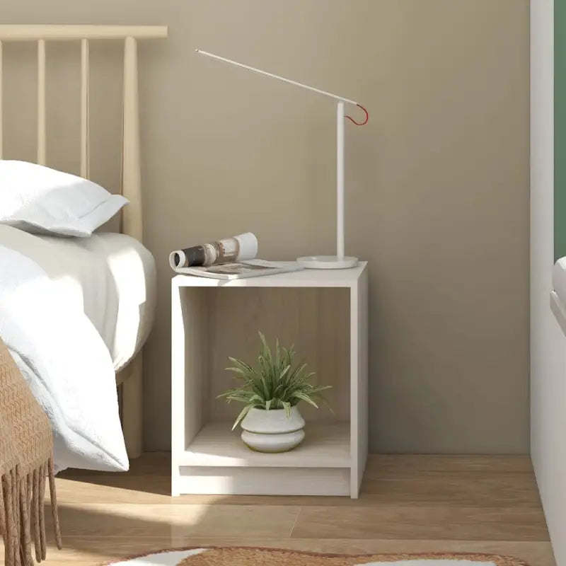 Houten nachtkastje van massief grenenhout voor modern interieur - Nachtkastjes