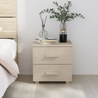 Houten nachtkastje van massief grenenhout voor moderne slaapkamers - Honingbruin / 1 - Nachtkastjes