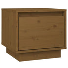 Houten nachtkastjes van massief grenenhout met moderne charme - Honingbruin / 1 - Nachtkastjes