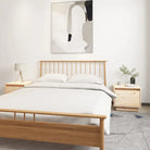 Houten nachtkastjes van massief grenenhout met moderne charme - Naturel / 2 - Nachtkastjes