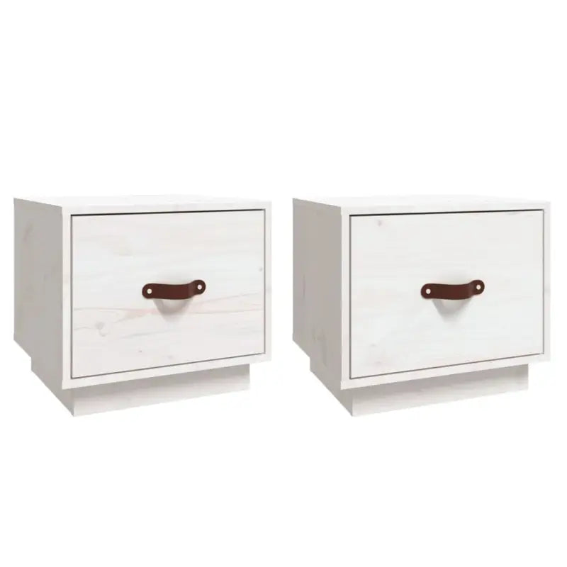 Houten nachtkastjes van massief grenenhout voor een elegant interieur - Nachtkastjes