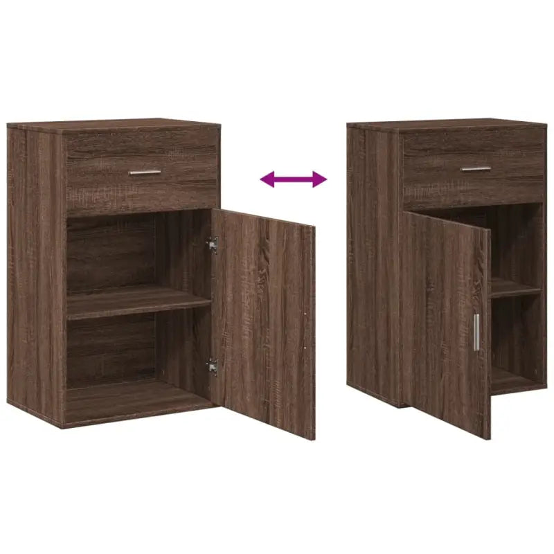 Houten opbergkast met stevig blad en bewerkt hout voor opgeruimde ruimtes - Opbergkasten & lockerkasten