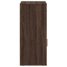 Houten opbergkast met stevig blad en bewerkt hout voor opgeruimde ruimtes - Opbergkasten & lockerkasten
