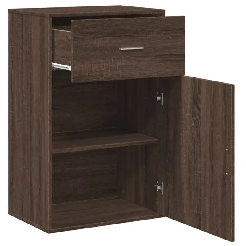 Houten opbergkast met stevig blad en bewerkt hout voor opgeruimde ruimtes - Opbergkasten & lockerkasten